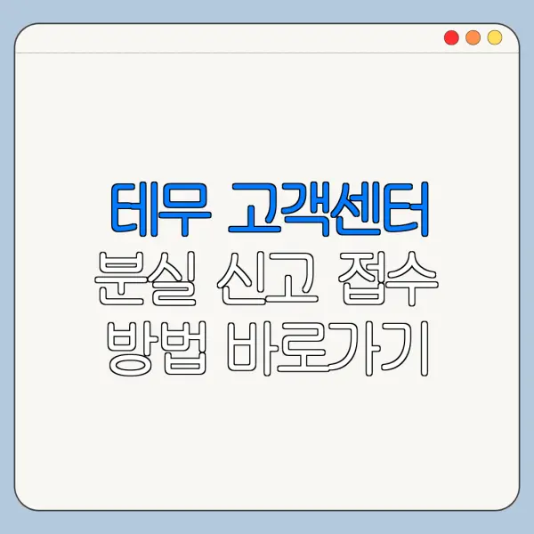 테무 고객센터 분실 신고 접수 방법 바로가기